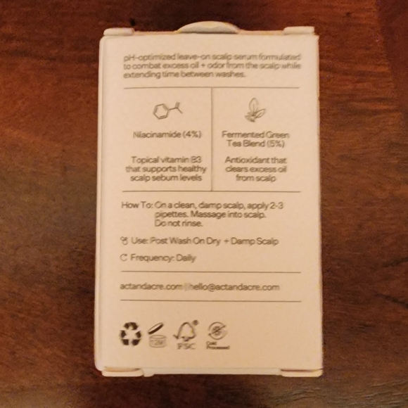 Act + Acre Cold Processed Stem Cell Scalp Serum 0.5fl.oz./15ml Travel Size NEW - Picture 4 of 8